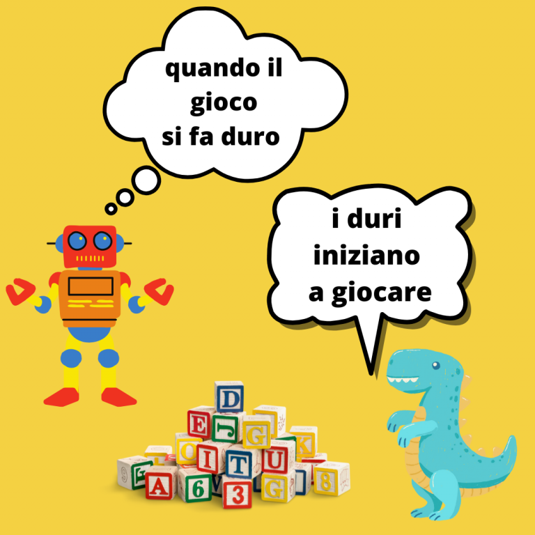 QUANDO IL GIOCO SI FA DURO, I DURI INIZIANO A GIOCARE Conti Lorenzo