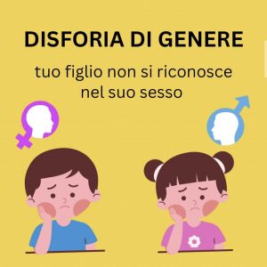 DISFORIA DI GENERE IN ETÀ EVOLUTIVA
